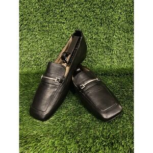 Able Local + Global 9.5 Women's Black Loafer Driving Shoes Business Brazil Nice!